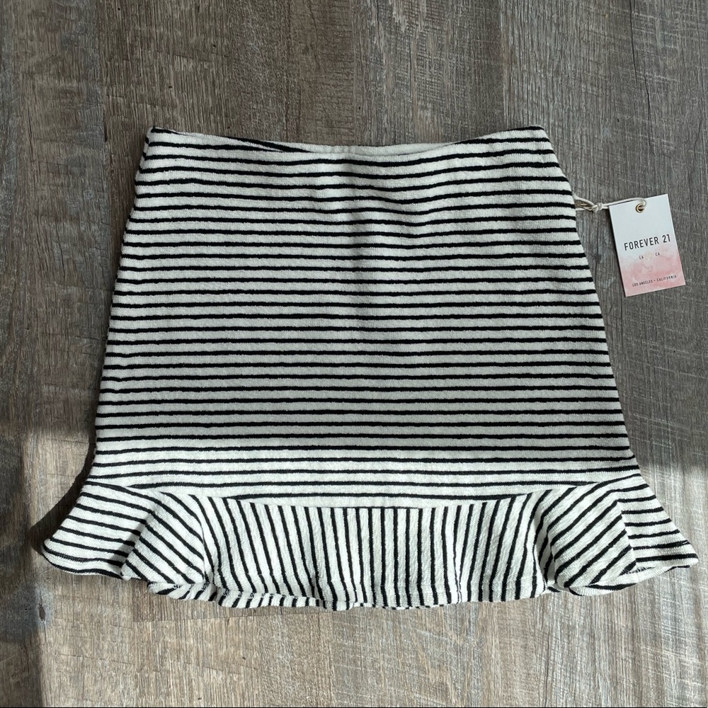 Forever 21 Striped Mini Skirt